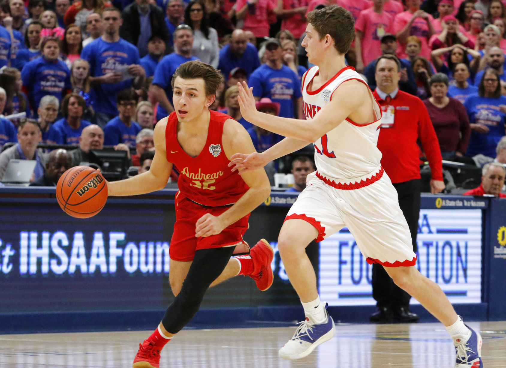 Gallery: Boys basketball Class 2A state final - Andrean vs. Linton-Stockton